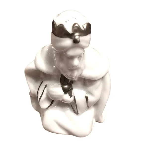 NWOT Nativity Set Joseph Mary Jesus Wise Men‎ Ceramic Gold Trim Christmas Decor - Picture 3 of 9